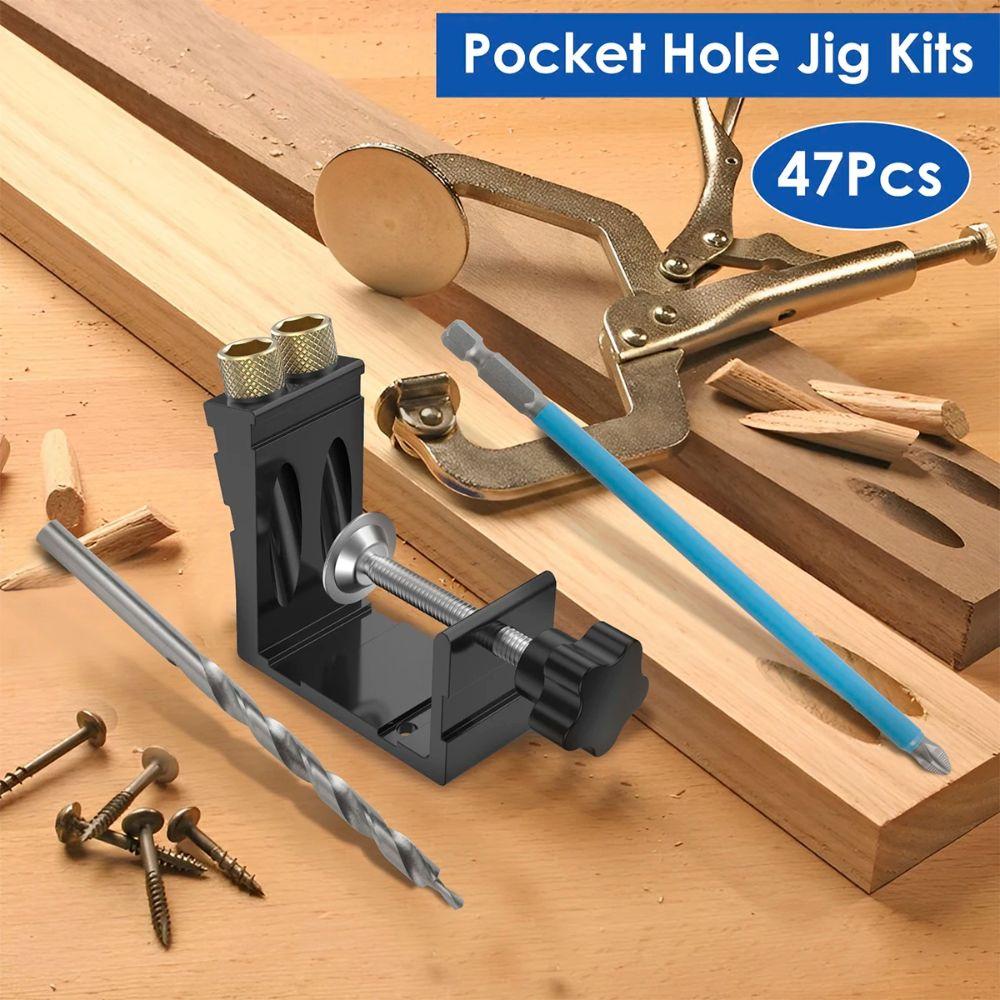Adjustable Pocket Hole Jig Inclined Hole Hole Positioner Angle Tool Joint Locator  Wood Joints