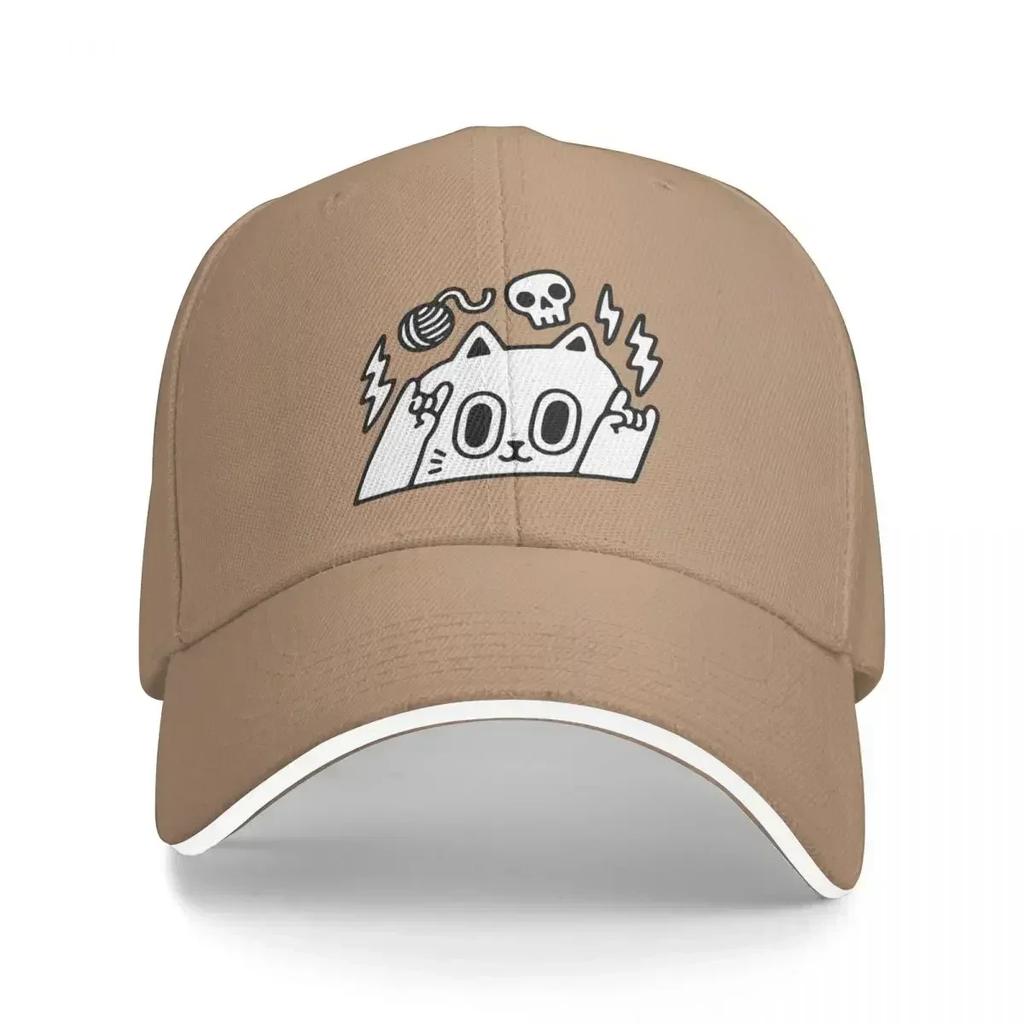 ROCK ON CAT! Baseball Cap foam party Hat Adjustable Hats Baseball Caps Luxury Brand Men Women's