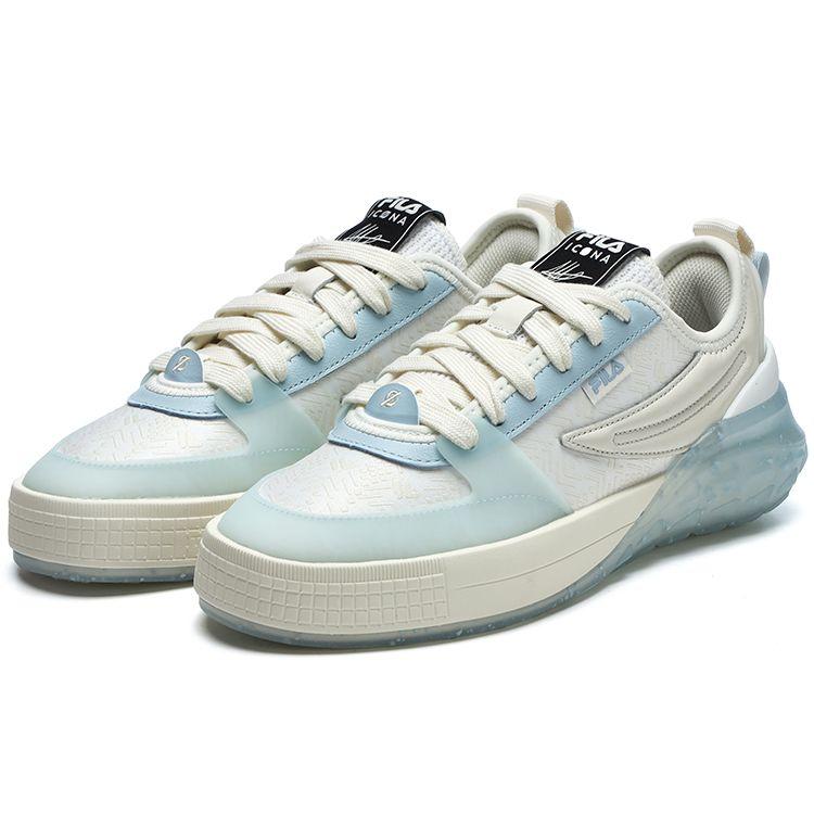 Fila Mixa A Fabric Top Layer Cowhide Tpu Low-Top Sneakers Women Sneakers Light-Blue F12W313201FWB
