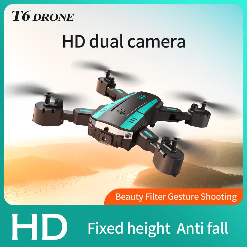 T6 Obstacle Avoidance Drone with HD Photography & Remote Control - Four-Axis Aircraft Toy