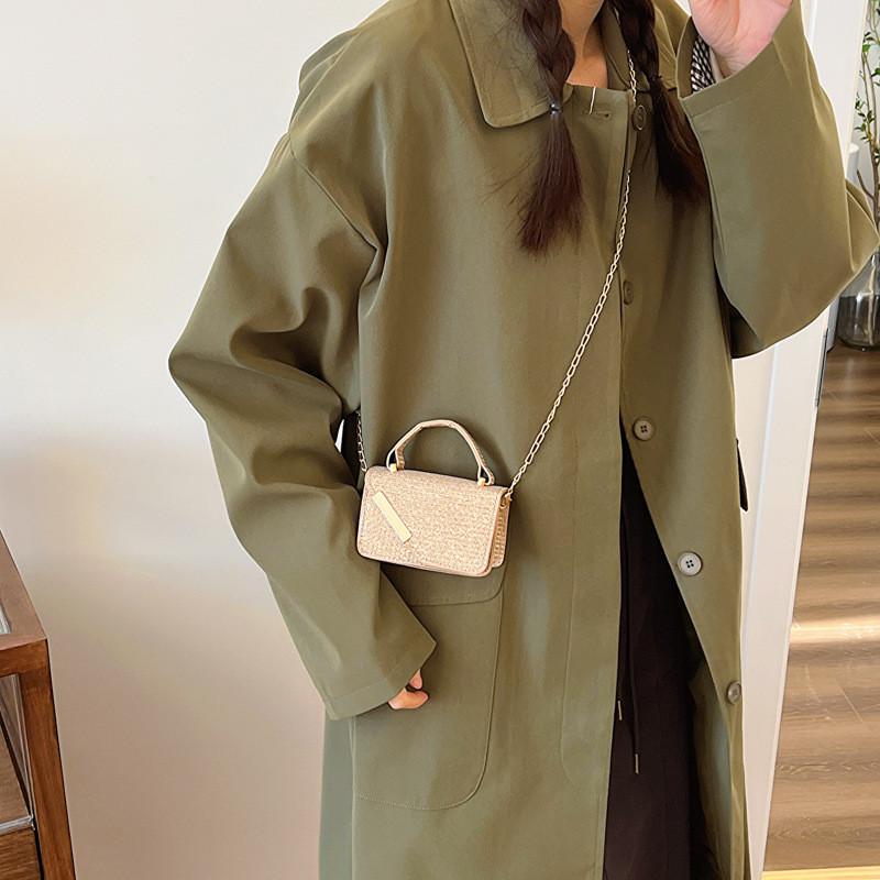 Trendy Mini Handbag For Women Stylish Casual Korean Fashion Pu Shoulder Bag In Gold Black Pink Silver