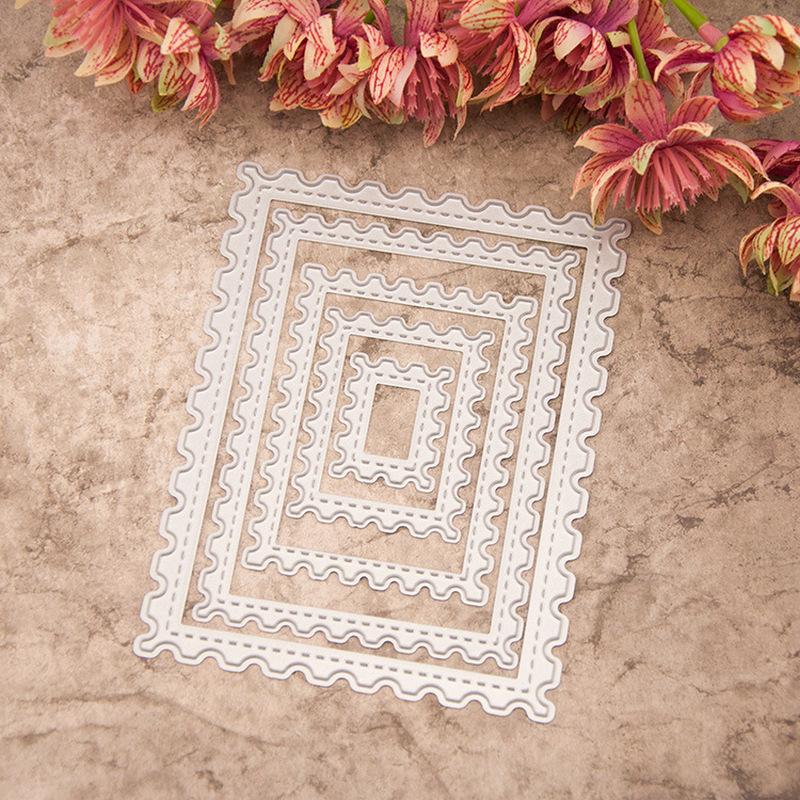 Rectangle Stamp Shape Cutting Dies Metal Stencil DIY Scrapbooking Album Paper Card Embossing Craft Die Cut Frame Template