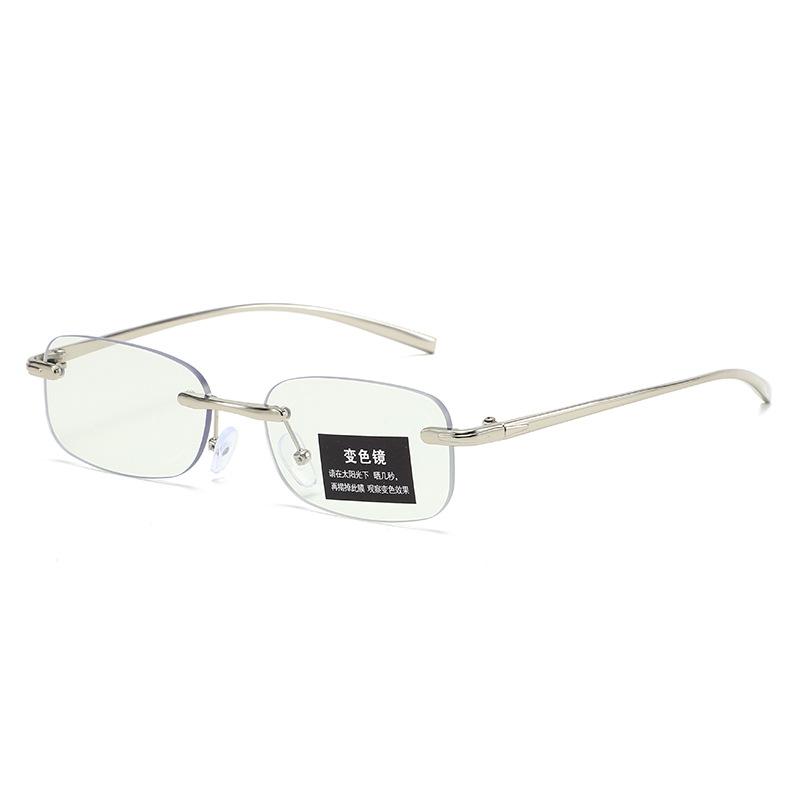 

Smart Photochromic Anti-blue Light Eyeglasses For Men And Women With Diamond Cut Edges And High Definition Flat Lenses 3005 3.5