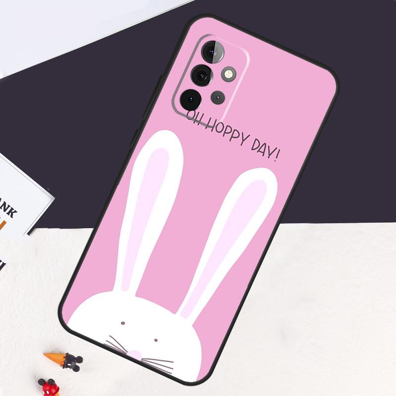 Bunny Rabbit Ears Cover For Samsung Galaxy A54 A34 A14 A52S A12 A22 A32 A52 A72 A13 A33 A53 A50 A51 A71 Case