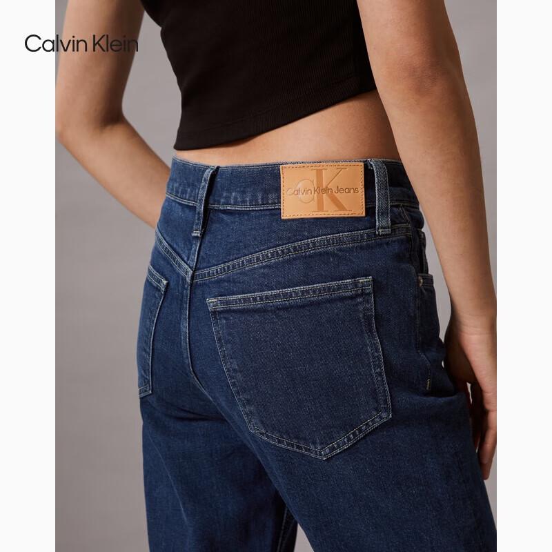 Calvin Klein Jeans Women's Slim Straight Washed Denim Jeans