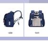 British-Style Lightweight Backpack for Elementary Students: 1-4 Grades, Spine Protection, Large Capacity