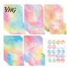 Fresh Style Note Paper Watercolor Letterhead Set, Envelopes Letter And Stickers Personalized Correspondence Kit, Handwritten Birthday Messages