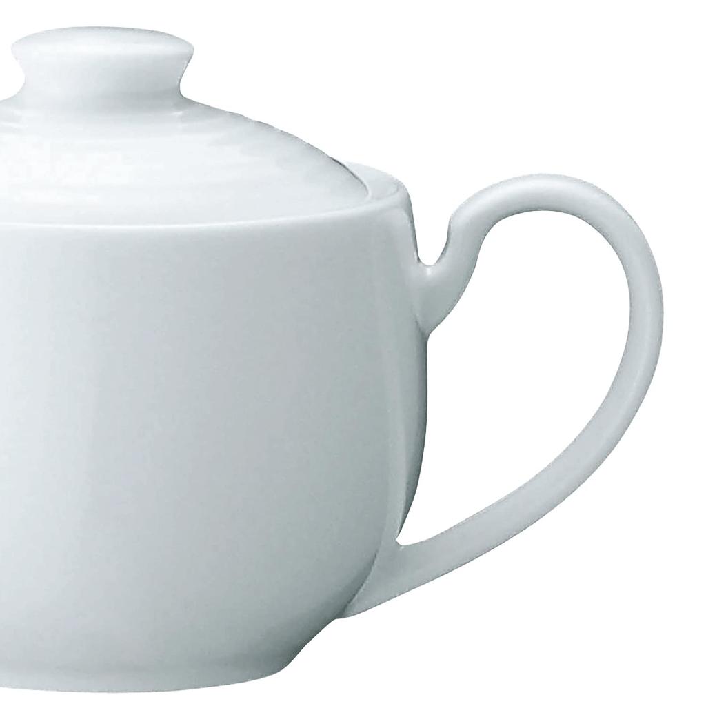 Noritake Teapot, 450cc, Arctic White, Microwave and Dishwasher Safe, White Fine Porcelain (White), 91569/4000