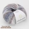 Colorful Gradient Hand-Dyed Mohair Yarn Ball 25g for Sweaters, Scarves, Knitting, and Crochet Projects