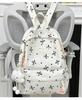 Schoolbag new student schoolbag cute large capacity floral junior high school backpack girl fresh bow ins backpack