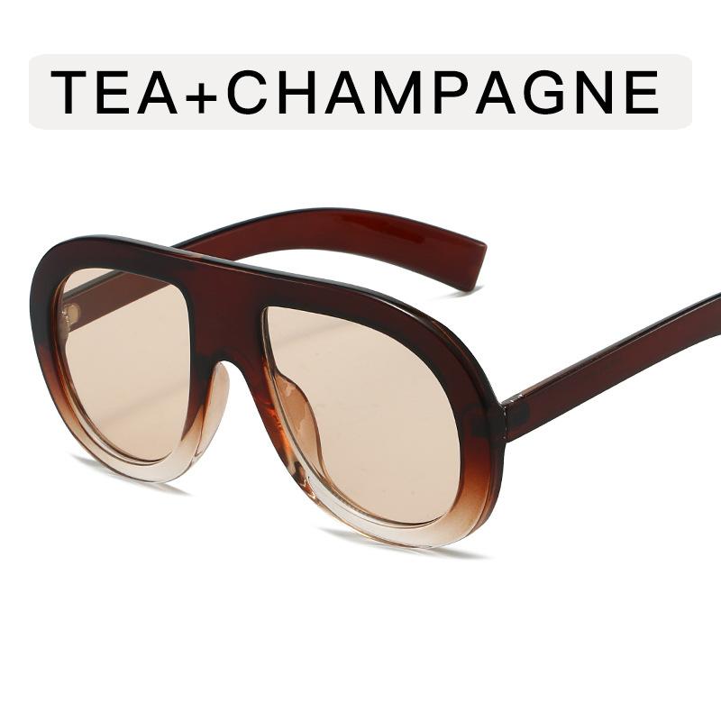 European American Style Fashion Sunglasses Pilot Shape UV400 Protection Sun Glasses Women Hiking Travelling Woman Sun Glass