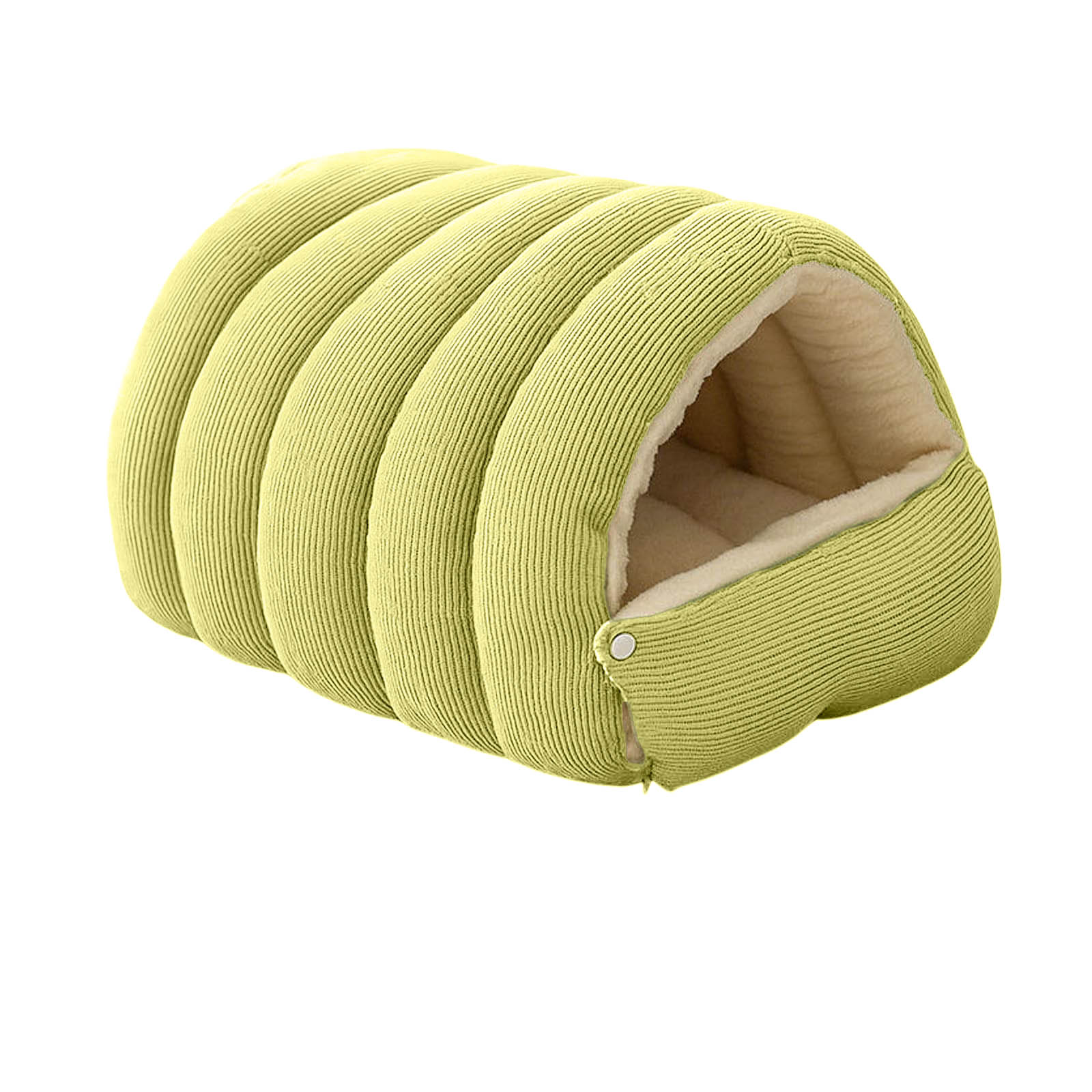 

Зимняя пещера, Зимняя пещера, Милые кроватки для дома, Разборная конструкция для облегчения чистки, Со средством для удаления шерсти, Подходит для и маленьких One Size зелёный