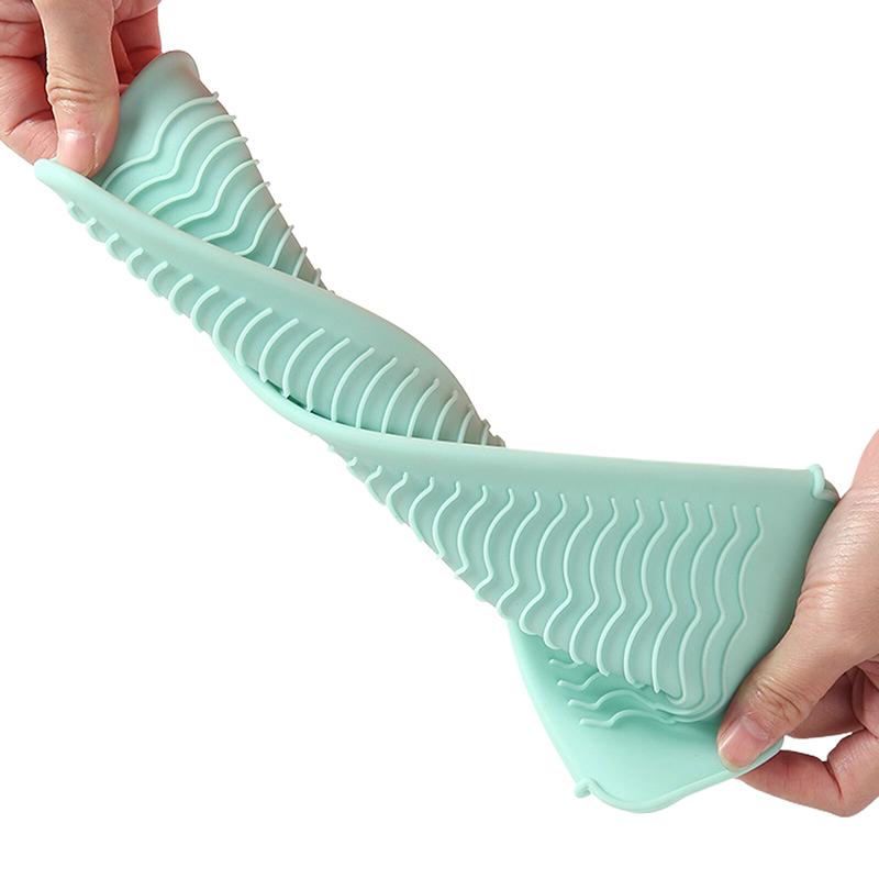 New 1Pc Multifunctional Silicone Heat Resistant Pad Insulation Mat For Hair Straightener Heat Curling Stick Curler Flat Irons