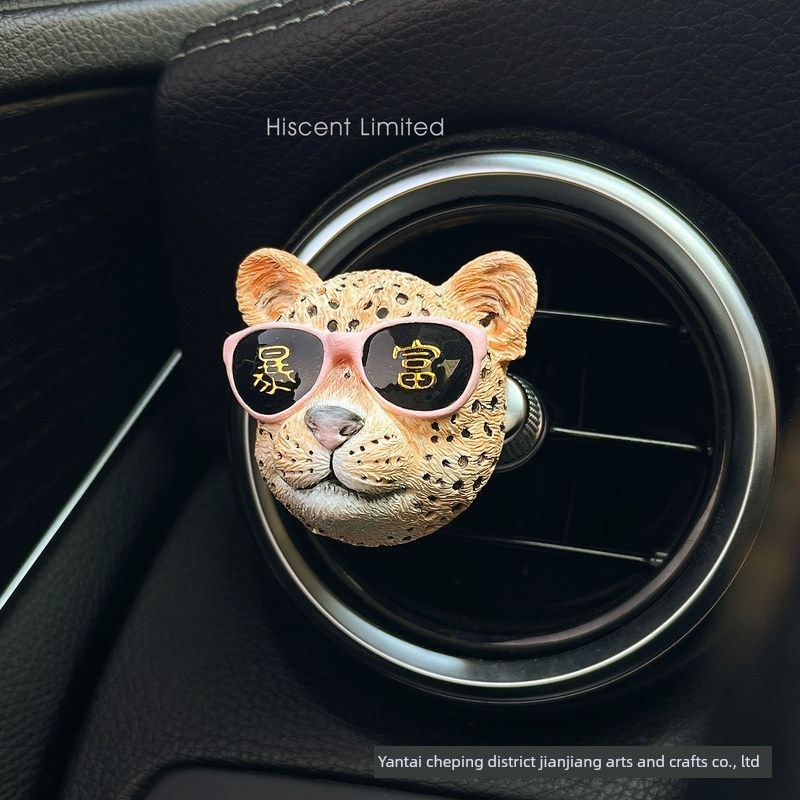 2026 New Year Wealth Gift Box Car Air Freshener Perfume Car Vent Decoration Car Interior Accessories Diffuser Stone