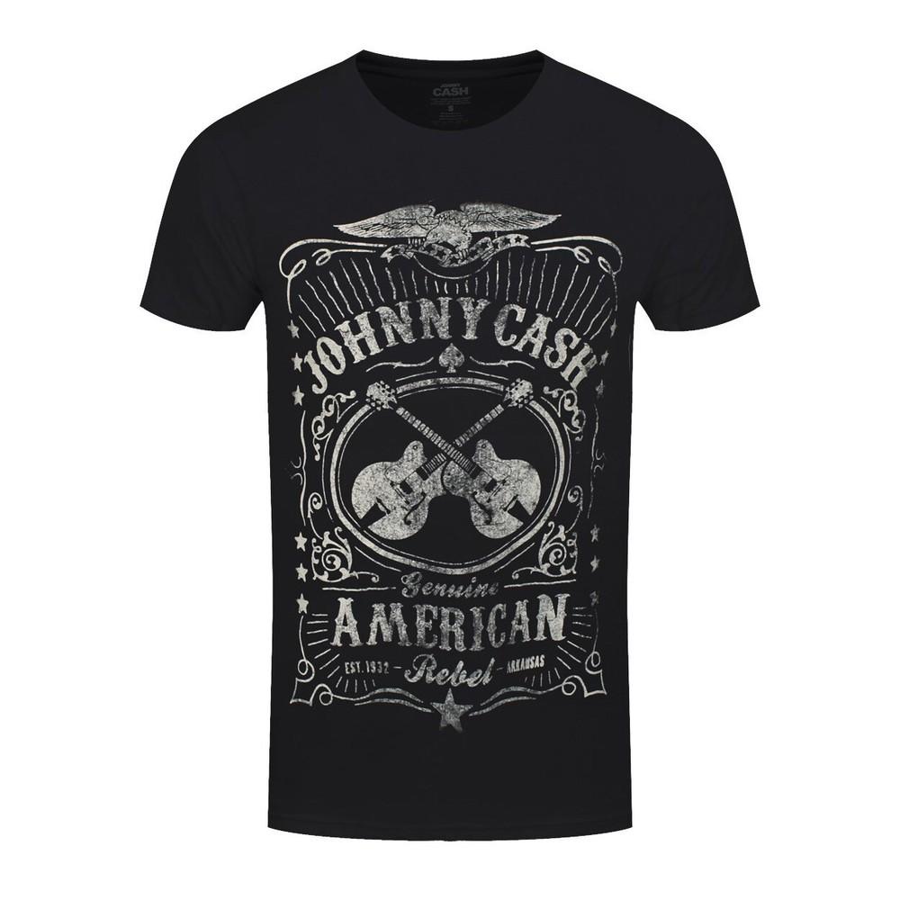 Johnny Cash TShirt American Rebel New Black Official Unisex T-Shirt XXXXL