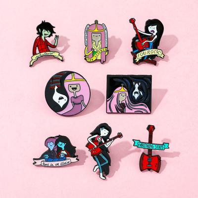 Cute Creative Cartoon Character Metal Badge Adventure Live Treasure Alloy Brooch Pin Clothes Bag Decoration