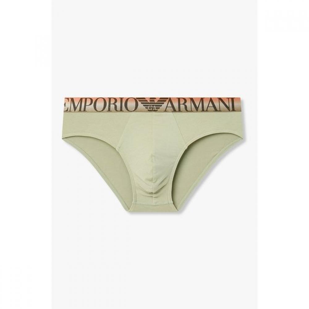 Emporio Armani Men S Gradient Big Logo Brief 0816111013 S(95)
