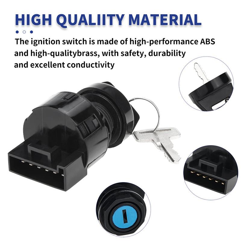 

Выключатель зажигания для квадроцикла Polaris Sportsman 400 500 700 800 4011002 4012165 4010390 4012164 4011142 Комплект замка зажигания