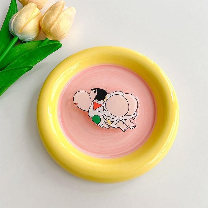 Cartoon Mermaid Cute New Phone Airbag Bracket Adhesive Korean Ins Style Desktop Watching TV Series Lazy