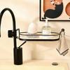 Waterproof Shower Shampoo Holder Removable Sink Drain Organizer Dishcloth Drain Basket  Home Use
