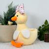 Bow Banana Duck Plush Toy Children's Companionship Doll Grab Machine Doll Activity Gift