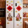 2026Chinese New Year Home Decor 3D Zodiac Horse Sticker Spring Festival Door Wall Sticker Lunar Year Window Clings New Year Gift