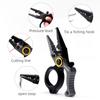 Stainless Steel Fishing Pliers Scissors Aluminum Alloy Fishing Clamp Fishing Hook Remover  Fishing