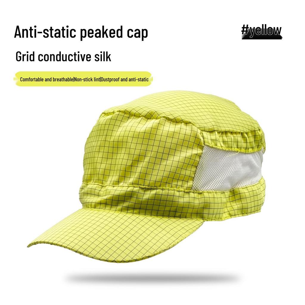 Unisex Anti-static Breathable Baseball Cap - Dustproof Workshop Hat