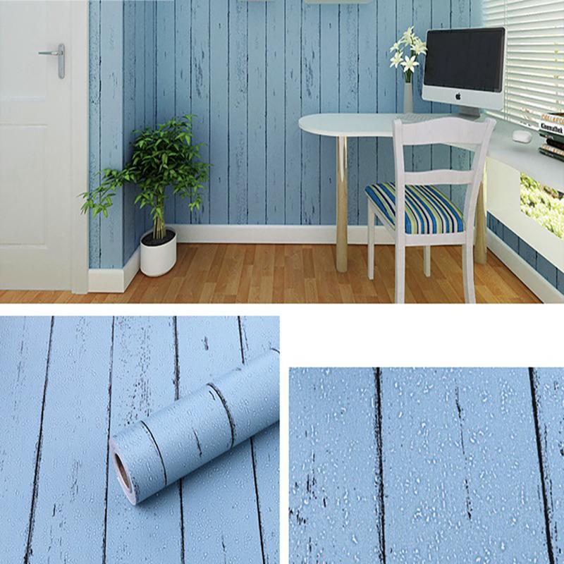 PVC Tapete Schlafzimmer Zuhause Hintergrund Möbel Holzmaserung Selbstklebende Tapete Selbstklebendes Wandtuch Wasserdicht