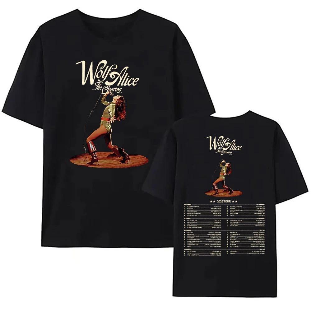 Vintage Wolf Alice The Clearing Tour 2025 T-Shirt Size S to 5XL Unisex T-Shirt XL
