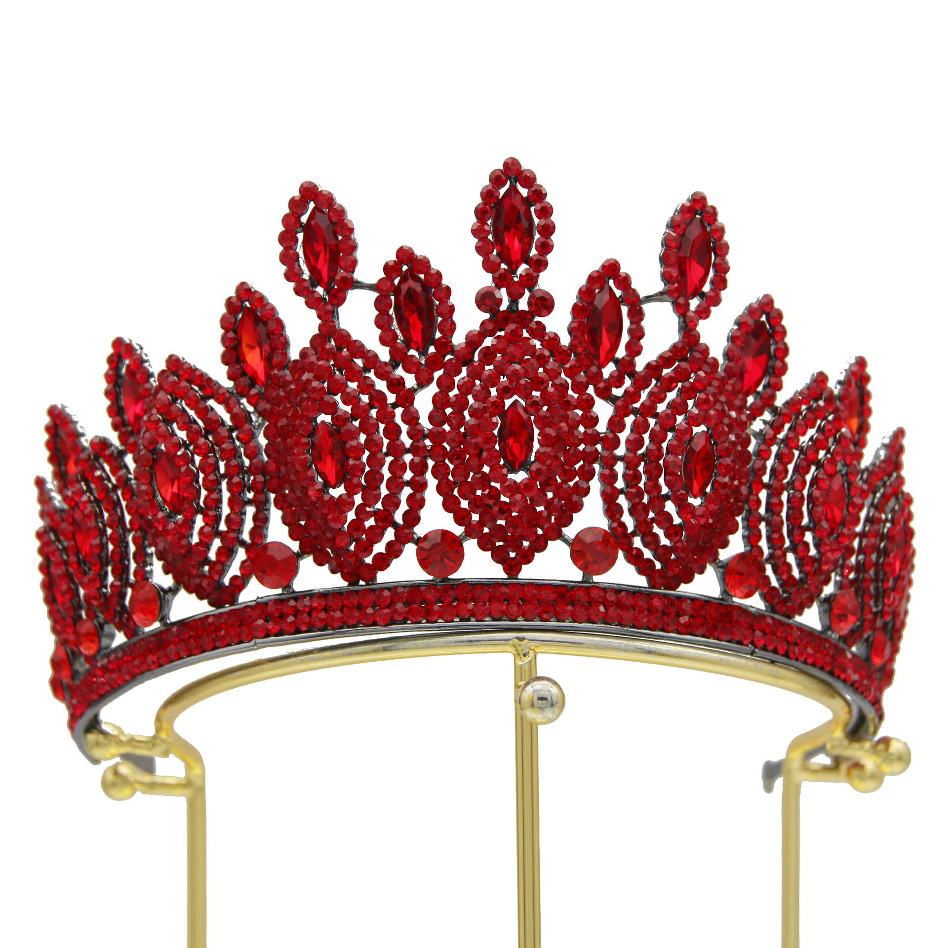 Весенняя свадебная корона тиара золото кристалл сплав гальваническое покрытие свадебные аксессуары для волос Сюхэ