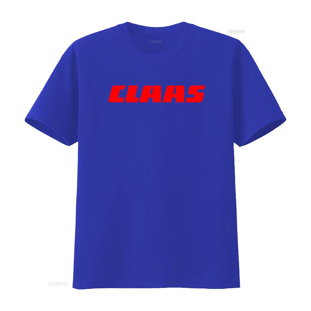 Stylish CLAAS Tractor Logo Mens Grey T Shirt Available in Sizes S to 5XL vintage Washed Soft fashion Unisex Casual Comfortable