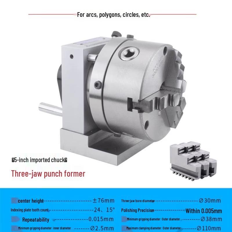 Aokewen 5-inch 3-Jaw Precision Punch Former