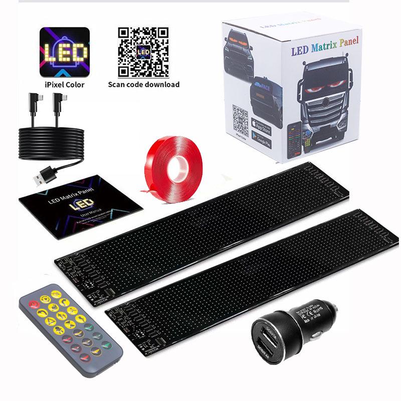Truck Devil Eye Bluetooth LED Light: Dynamic, Flexible Advertising Screen for Vehicles