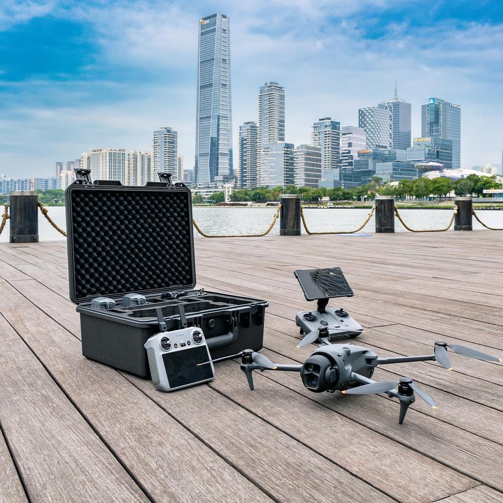 Lykus Titan M400 Waterproof Case for DJI Mavic 4 Pro Fly Combo and DJI RC Pro Remote Holds Up To 6 More/Creator 2/RC2 Controller, [Case Only]