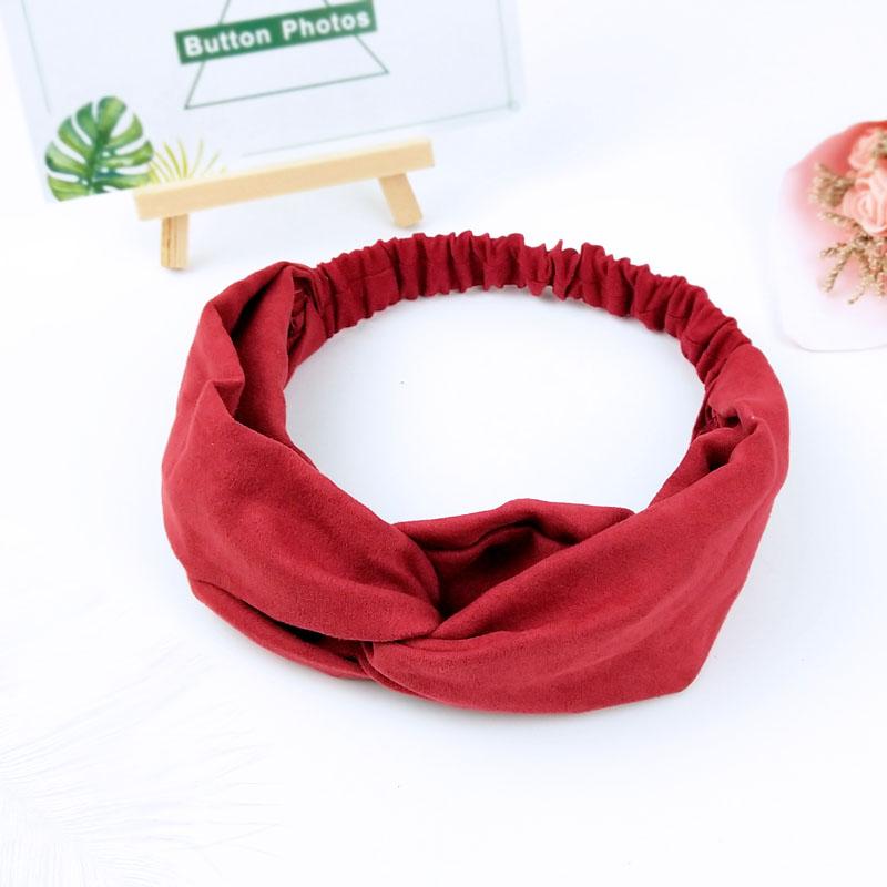 Scrunchies Frau Geknoteter Turban Haaraccessoires für Mädchen Stirnband Turban Elastisches Haarband Kopfwickel Gestreifte Haar-Scrunchies