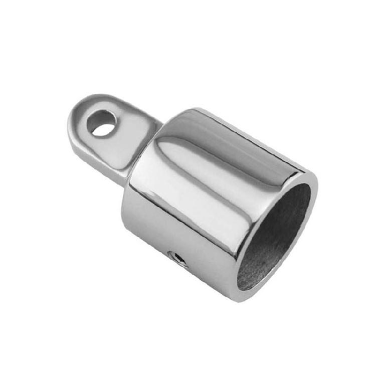Boat Bimini Top Fitting Deck Hinge Slide Cap Pipe Eye End Cap External Eye End