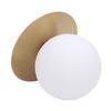Modern Globe Sconce Indoor Wall Light Sconce for Living Room Bedroom Hallway G9 Bulb Compatible Milk
