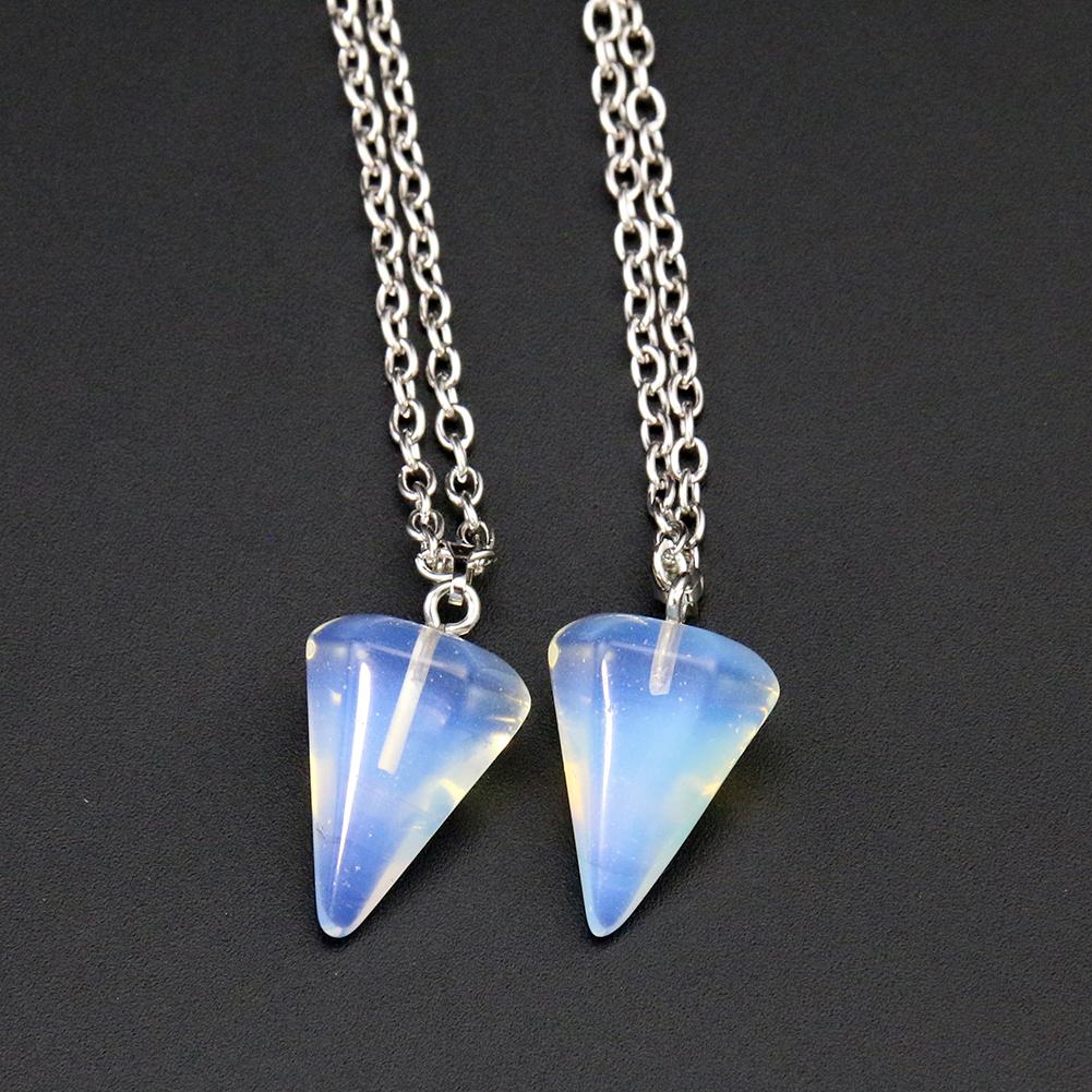 

Коническая форма, искусственный опал, маятники для гадания, йога, Рейки, лечебный кулон, украшение для зеркала заднего вида автомобиля