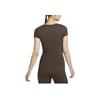 Nike Slim Fit Quick-Dry Short Sleeve T-Shirt Women Tops Baroque-Brown FN2805-237