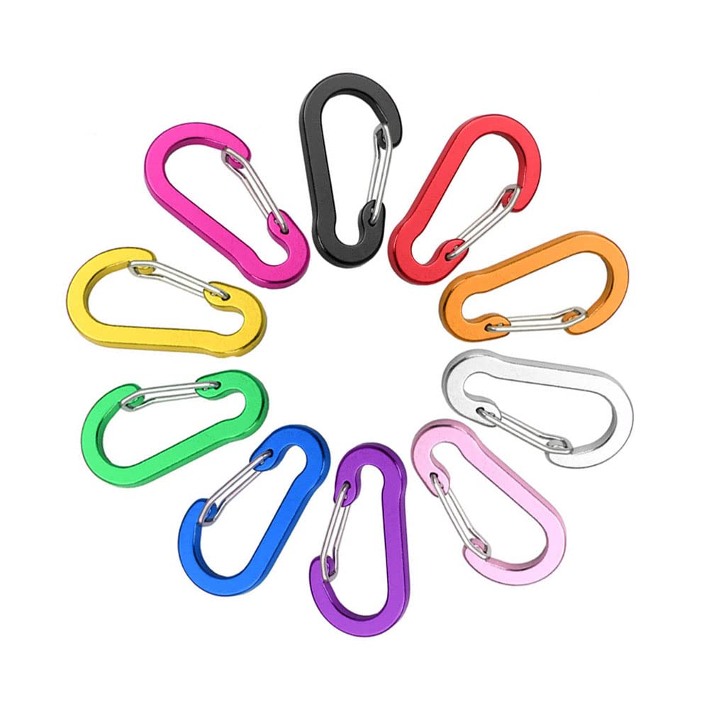 XINGHECHENGWEI Carabiner, Stylish Carabiner, Climbing, Multifunctional, Ultra Lightweight, Keychain, Outdoor Approx. 50mm*26mm