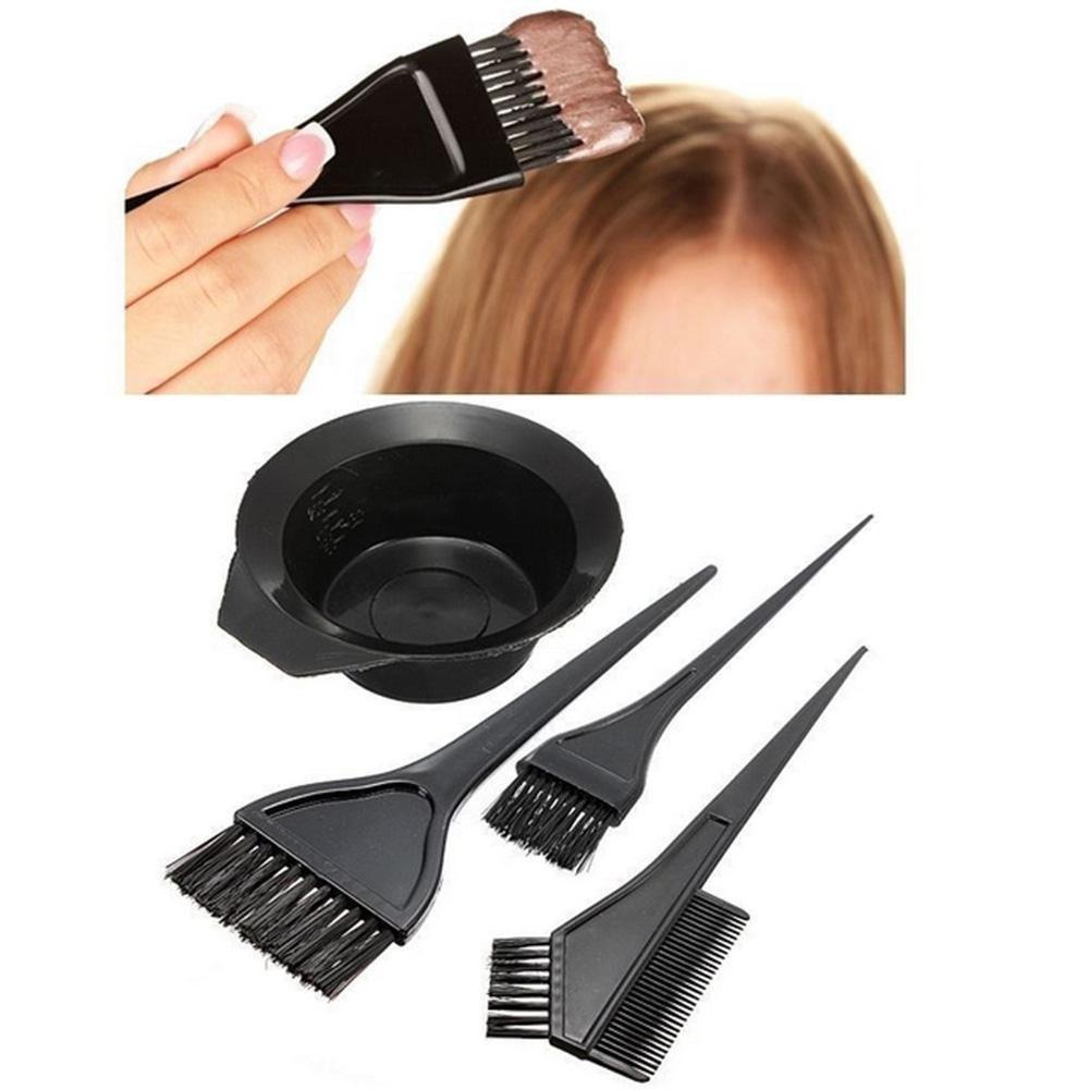 5Pcs Hairdressing Brushes Bowl Combo Salon Hair Color Dye Tint Tool Set Kit Fashion Hair Tools