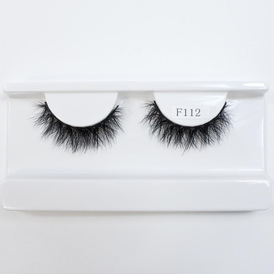 8mm-12mm Natural Mink Lashes New Arrival Short Wispy 3d Mink Eyelashes Wholesale Makeup & Beauty Cat Eye Lashes