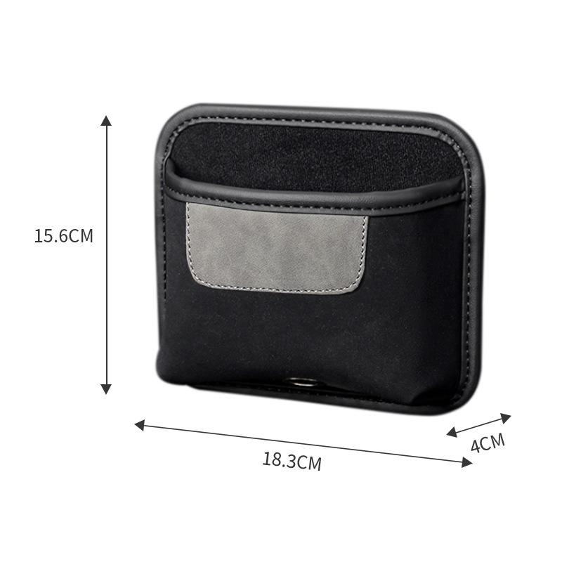 Vintage Bilinteriör Förvaringsficka Väska Sätesspaltlåda För Porsche Panamera Cayenne Taycan 911 718 Macan Carrera-GT 928 944 968