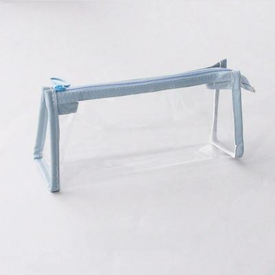 Transparent Pencil Case Large Capacity Simple Pen Bag Kawaii Cosmetic Bag School Study Stationery Office Supplies