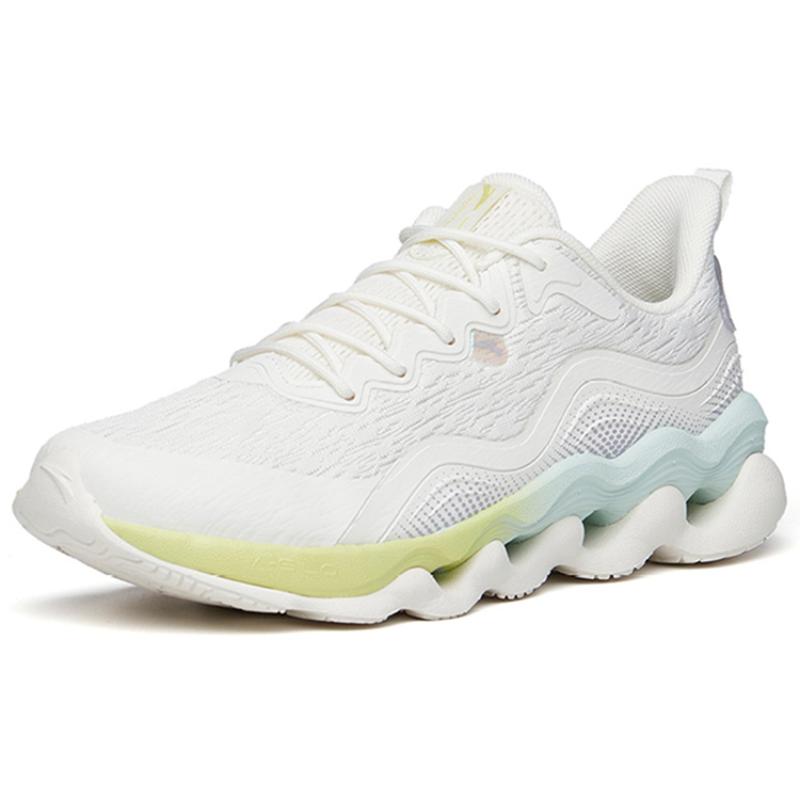 Anta Anti-Slip And Wear-Resistant Breathable Cushioning Low-Top Running Shoes Women's White Gray Sneakers