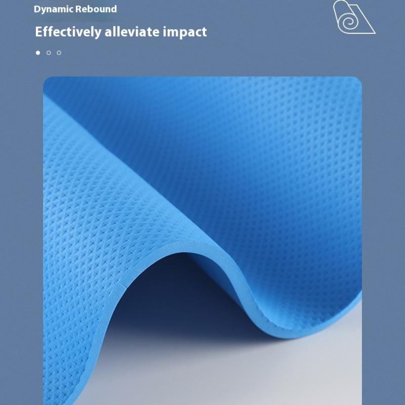 1 Adet Kalın Yoga Matı Kaymaz Spor Fitness Matı 3mm Eva Konfor Köpük Yoga Matı Egzersiz Yoga ve Pilates Jimnastik Matı İçin