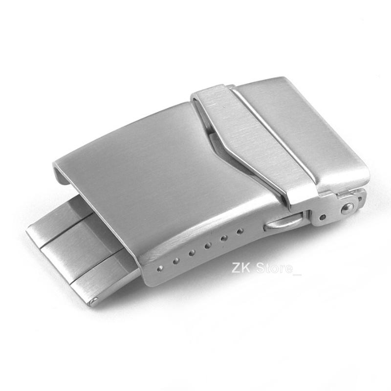 Correas de Acero Inoxidable 316L de 20 mm 22 mm para Pulsera de Reloj Seiko Correa para Reloj de Buceo Jubilee Hebilla Sólida Cierre Correa