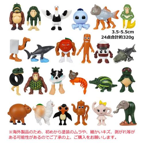 24-Piece Tuntuntunsahur Figure Collectible Doll Minifigure Collectibles Tralarello Tralarala Italian Brain Lot Internet Meme Toy
