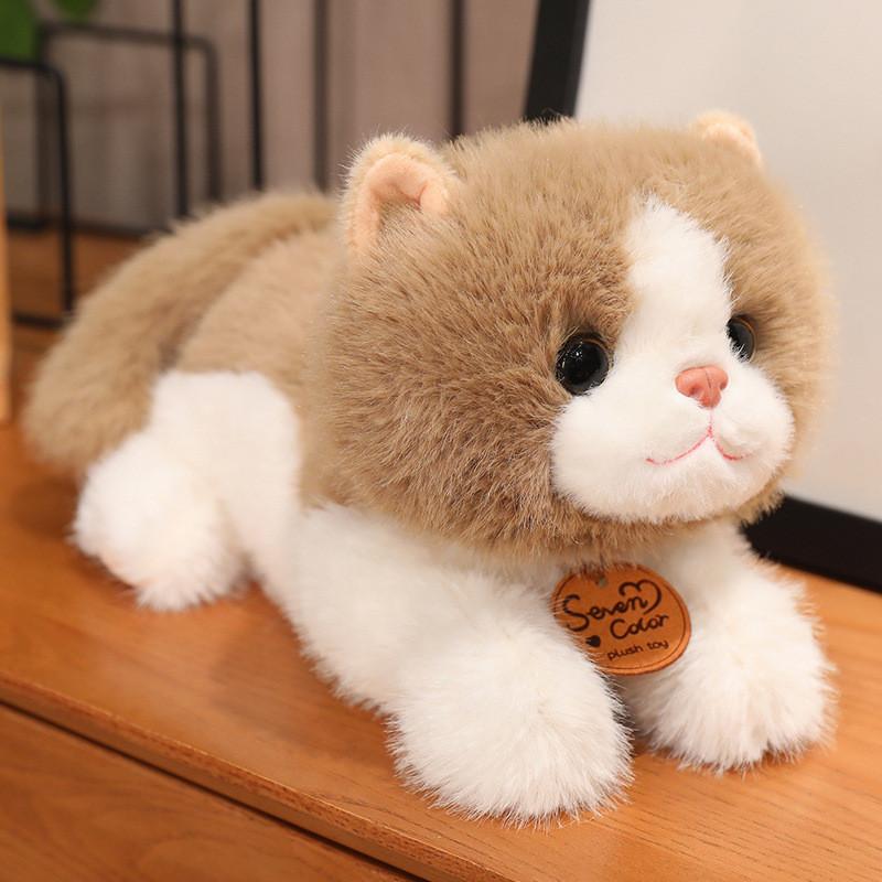 Cat Lazy Soft Animal Plush Pillow Dolls Ornament For Home Decor Collectors And